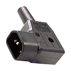 IEC C14 Right Angled Rewireable Connector