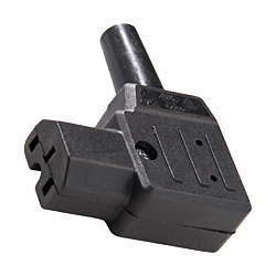 IEC C15 Right Angled Rewireable Connector