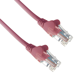 CAT6 Economy UTP Patch Lead Pink