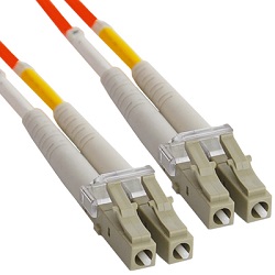 LC-LC OM3 Multimode Fibre Patch Lead Orange